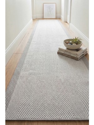 Melaris Halı Yeni Nesil Çerçeveli Sisal Yolluk Yumuşak Dokuma Kilim Kaymaz Pamuk Taban Bordürlü Halı