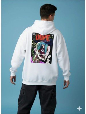Lenithra Dope Sırt Baskılı Unisex Oversize Hoodie