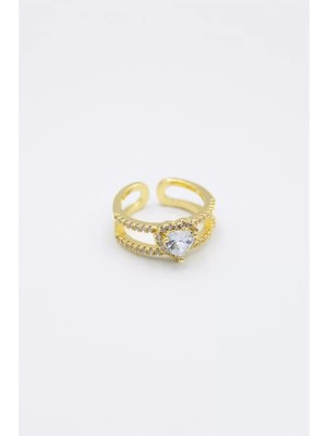 Kalp Yüzük - Altın