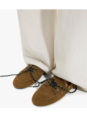 Parfois Kadın Çift Bağcıklı Deri Mokasen