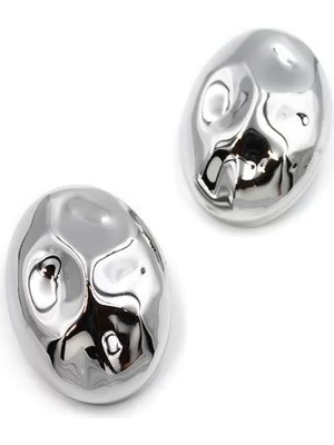 Plaka Küpe - Gümüş