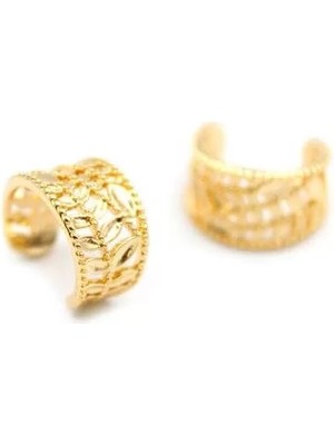 2'li Kıkırdak Küpe - Altın