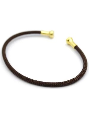 Hasır Pndr Bileklik - Kahverengi