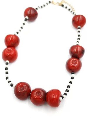 Kiraz Kolye - Kırmızı