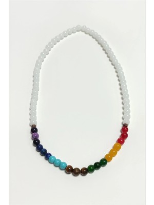 DS LLC 7'li Doğaltaş Çakra Kolye DLLSRSBJ34