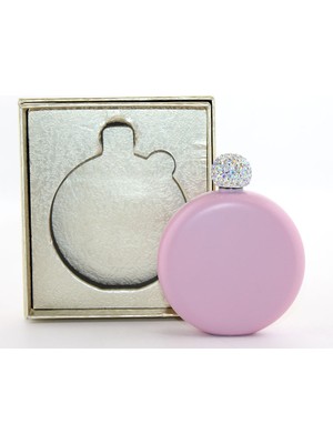 Ethab Ticaret Paslanmaz Çelik Matara 5 Oz Pembe