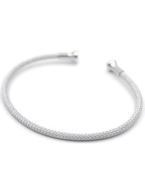 Hasır Pndr Bileklik - Gümüş