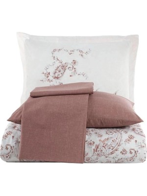 Colezium Çift Kişilik Ranforce Nev Takımı Calvina Kahve