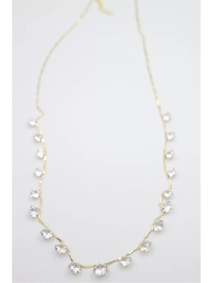 Taş Sallantılı Kolye - Altın