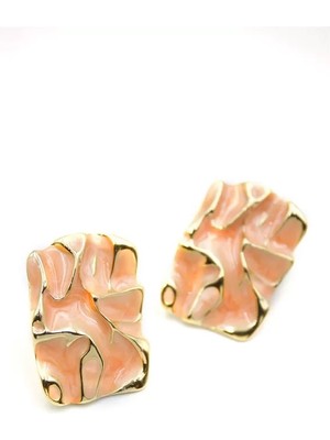 Mineli Küpe - Pembe