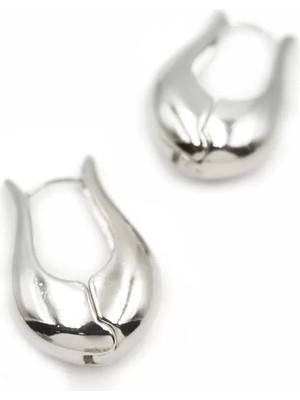 Lale Küpe - Gümüş