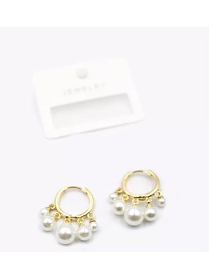 Inci Sallantılı Shakira Küpe - Altın