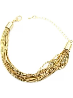 Zincirli Bileklik - Altın