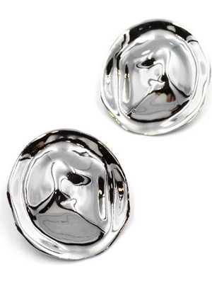 Plaka Küpe - Gümüş