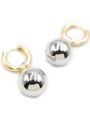 Top Küpe - Gümüş