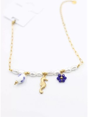 Deniz Atı Halhal - Altın