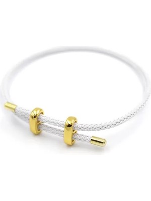 Hasır Bileklik - Beyaz