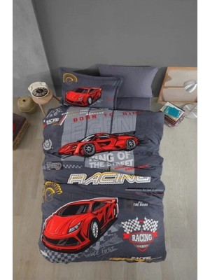 Colezium Tek Kişilik Ranforce Nev Takımı Raing Team Gri