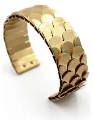 Pullu Otantik Bilezik - Altın