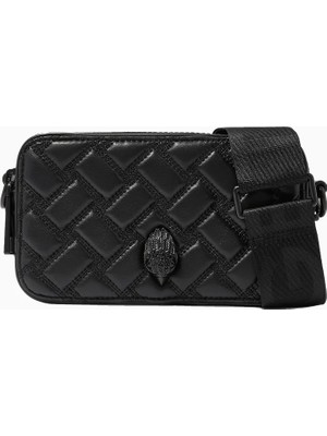 Kurt Geiger Dual Zip Camera %100 Deri Lüks Tasarım Kadın Çapraz Çanta