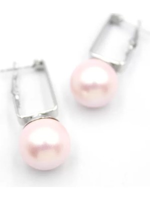 Incili Küpe - Pembe