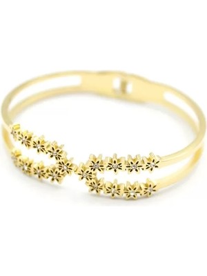 Çiçek Bilezik - Altın
