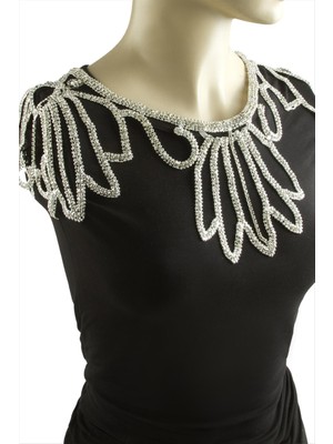 DS LLC Çiçek Omuz Kolyesi DLLSRSBJ34