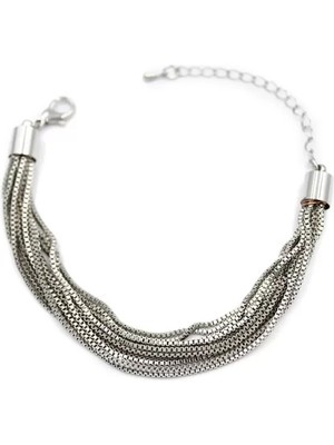 Zincirli Bileklik - Gümüş