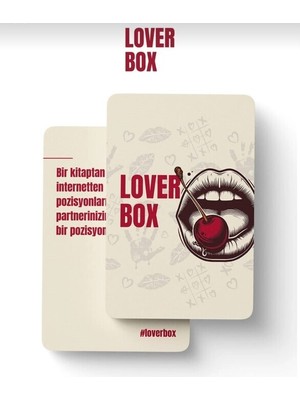 Dükkan Design Lover Box +18 Çiftlere Özel Yetişkin Oyun – Ilişki ve Yakınlık Temalı Kart Oyunu
