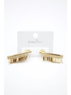 Çubuk Sallantılı Küpe - Altın