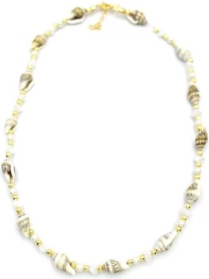 Deniz Kabuğu Kolye - Beyaz