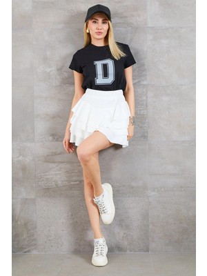 Colezium Kadın D Baskılı T-Shirt