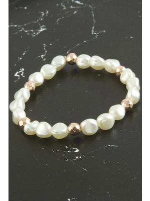 DS LLC Inci Hematit Doğaltaş Bileklik DLLSRSBJ34