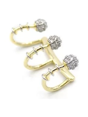 Vip Kıkırdak Küpe - Altın