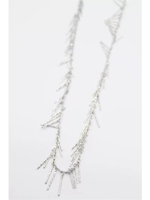 Çubuk Sallantılı  Kolye - Gümüş