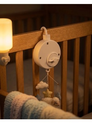 Nuveden Ieg™ Pil Gerektirmeyen Bebek Uyutucu Müzik Kutusu Pratik Asılabilir Model NVDN-TKNRS34