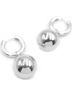 Top Küpe - Gümüş