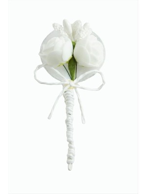 DS LLC Yapay Gül Yaka Broş DLLSRSBJ34