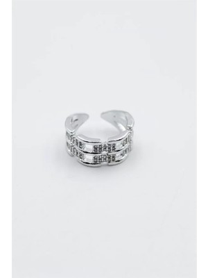 Taşlı Yüzük - Gümüş