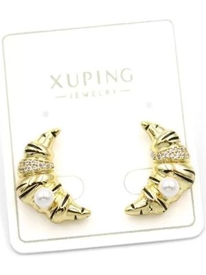 Kruvasan Küpe - 14K Altın