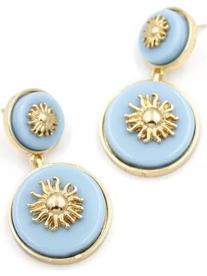 Güneş Küpe - Mavi