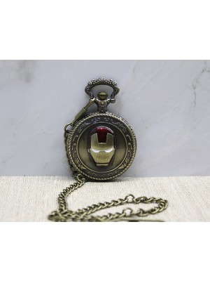 Ethab Ticaret Iron Man Tasarımlı Köstekli Saat