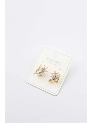 Çiçek Küpe - Altın