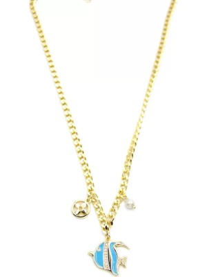 Balık Kolye - Altın