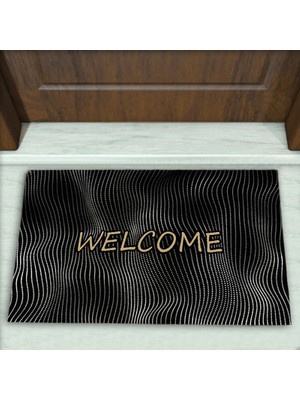 Colorix Carpet Geometrik Desenli Dekoratif Kapı Önü Paspası No: 2453
