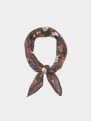 Parfois Kadın %100 Pamuklu Kare Desenli Fular