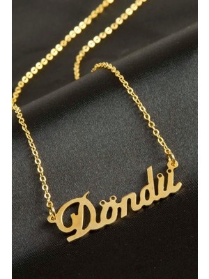 DS LLC Döndü Isimli Kolye (Kişiye Özel) DLLSRSBJ34
