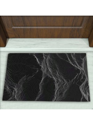 Colorix Carpet Geometrik Desenli Dekoratif Kapı Önü Paspası No: 2829