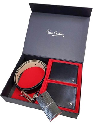 Pierre Cardin Kemer Cüzdan Kredi Kartlık 3lü Set