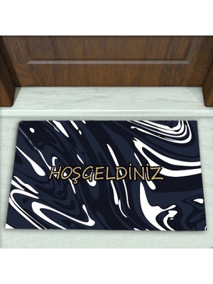 Colorix Carpet Geometrik Desenli Dekoratif Kapı Önü Paspası No: 1941